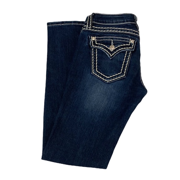 Miss Me Dark Wash Size 27 Signature Skinny Jeans - Picture 2 of 12